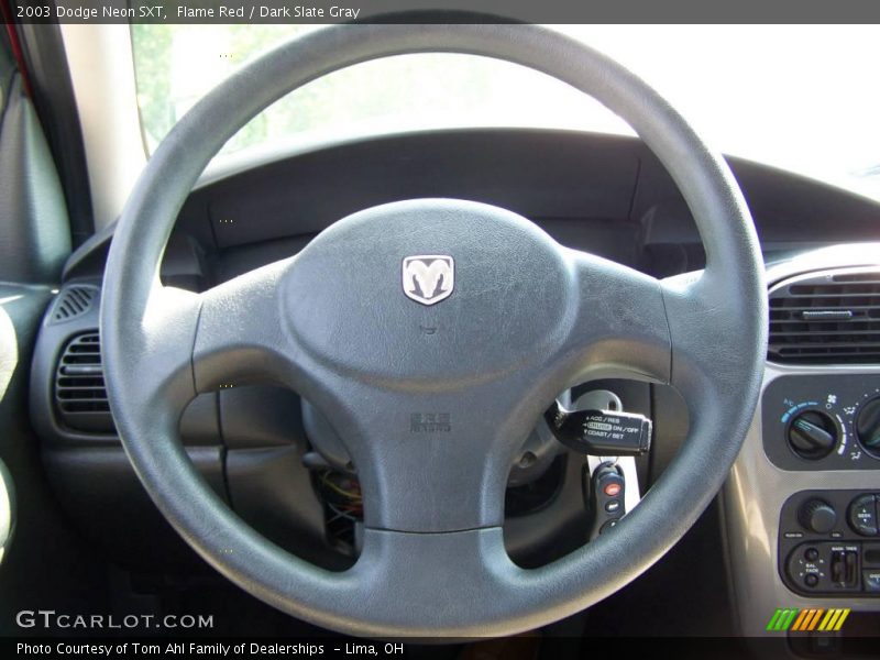 Flame Red / Dark Slate Gray 2003 Dodge Neon SXT