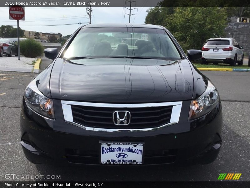 Crystal Black Pearl / Ivory 2010 Honda Accord EX Sedan