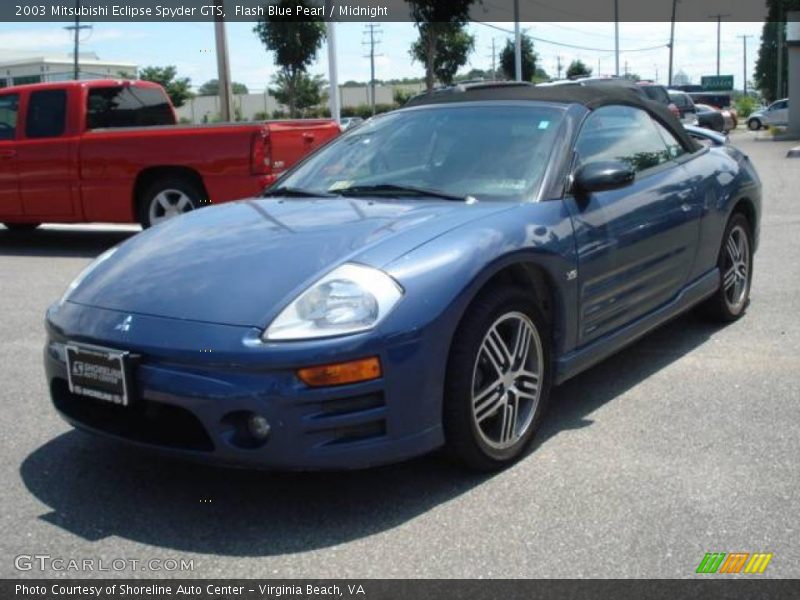 Flash Blue Pearl / Midnight 2003 Mitsubishi Eclipse Spyder GTS