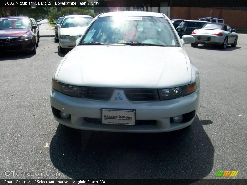 Dover White Pearl / Gray 2003 Mitsubishi Galant ES