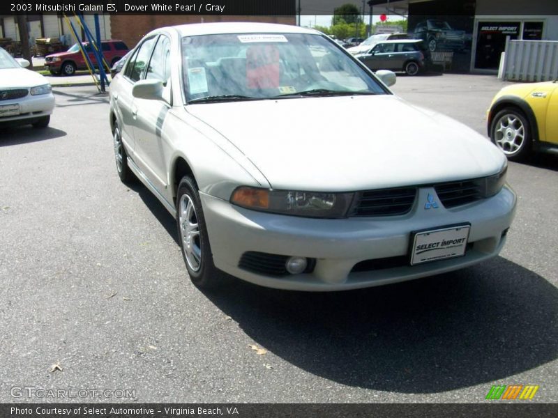 Dover White Pearl / Gray 2003 Mitsubishi Galant ES