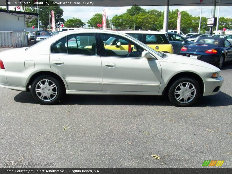 Dover White Pearl / Gray 2003 Mitsubishi Galant ES