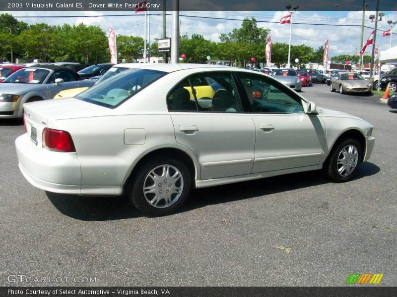 Dover White Pearl / Gray 2003 Mitsubishi Galant ES