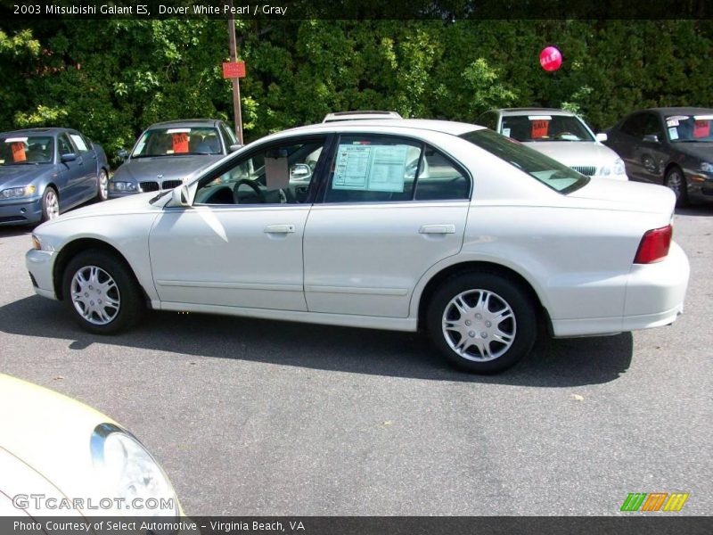 Dover White Pearl / Gray 2003 Mitsubishi Galant ES