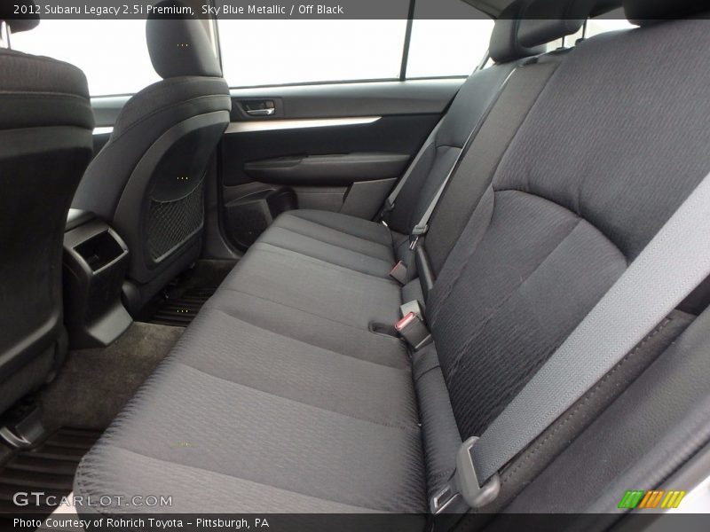 Sky Blue Metallic / Off Black 2012 Subaru Legacy 2.5i Premium