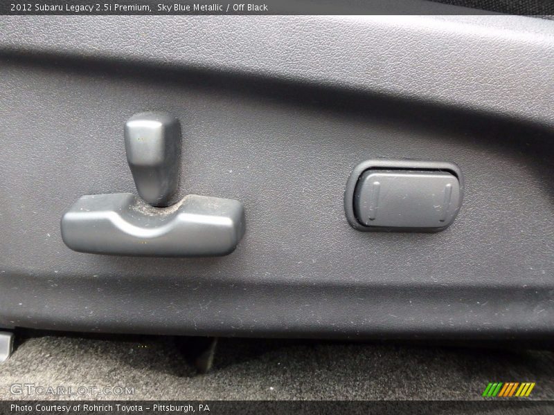 Sky Blue Metallic / Off Black 2012 Subaru Legacy 2.5i Premium