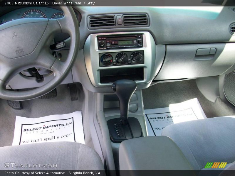 Dover White Pearl / Gray 2003 Mitsubishi Galant ES