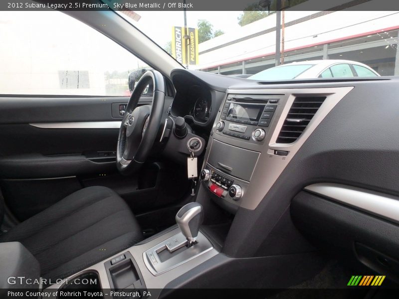 Sky Blue Metallic / Off Black 2012 Subaru Legacy 2.5i Premium