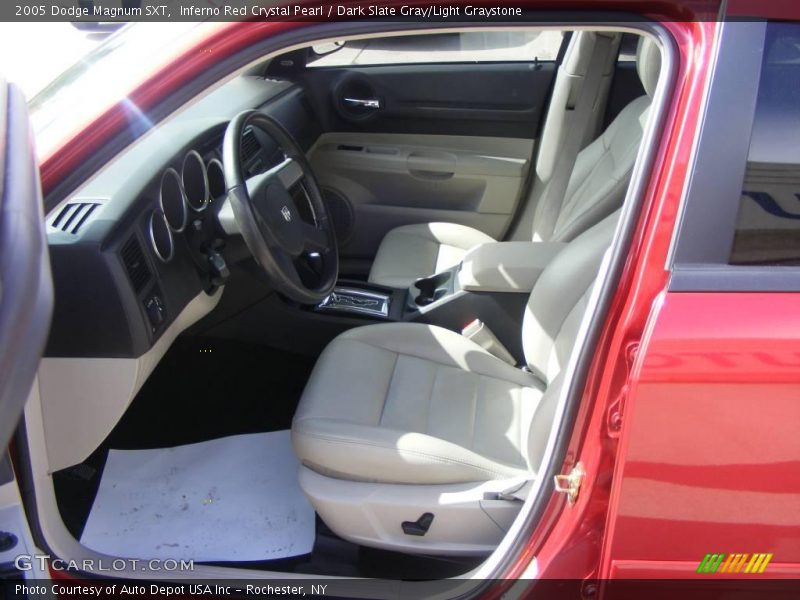 Inferno Red Crystal Pearl / Dark Slate Gray/Light Graystone 2005 Dodge Magnum SXT