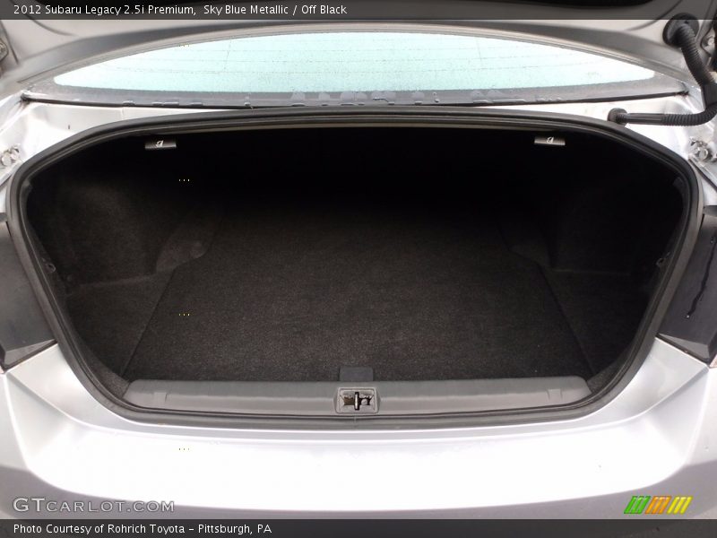 Sky Blue Metallic / Off Black 2012 Subaru Legacy 2.5i Premium