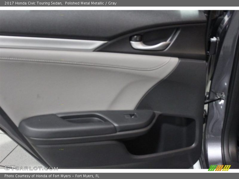 Polished Metal Metallic / Gray 2017 Honda Civic Touring Sedan