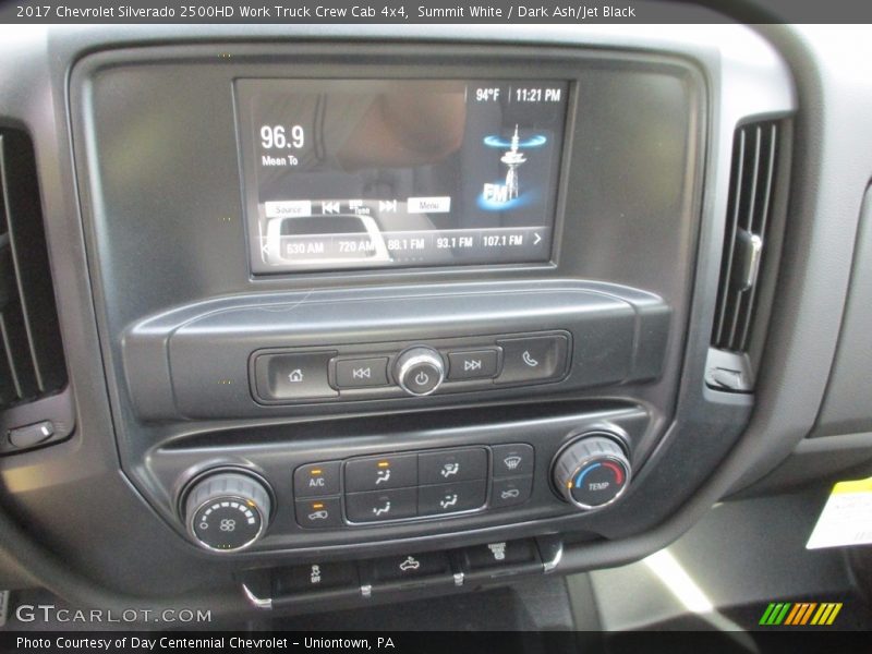 Summit White / Dark Ash/Jet Black 2017 Chevrolet Silverado 2500HD Work Truck Crew Cab 4x4