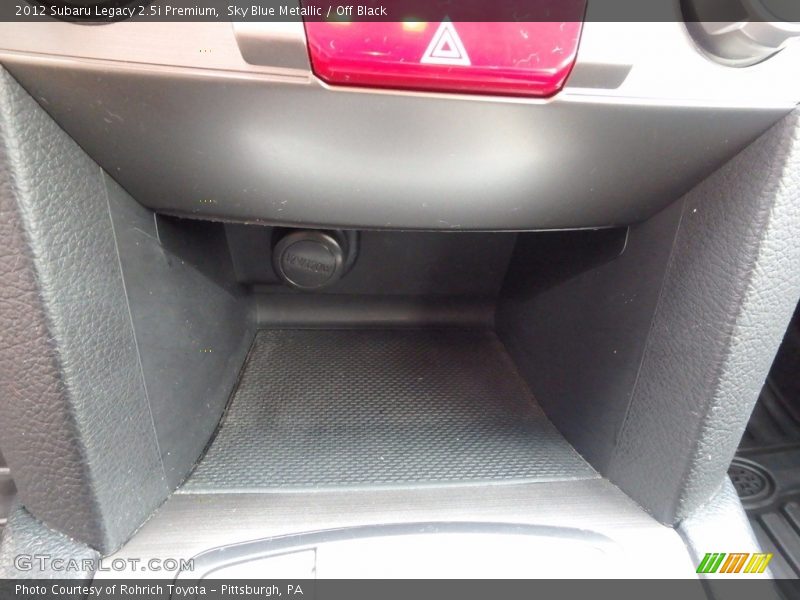 Sky Blue Metallic / Off Black 2012 Subaru Legacy 2.5i Premium