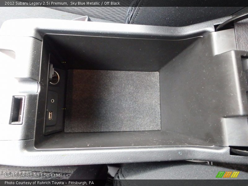 Sky Blue Metallic / Off Black 2012 Subaru Legacy 2.5i Premium