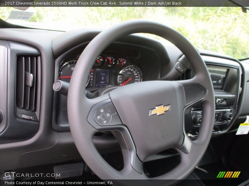 Summit White / Dark Ash/Jet Black 2017 Chevrolet Silverado 2500HD Work Truck Crew Cab 4x4