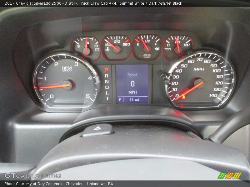 Summit White / Dark Ash/Jet Black 2017 Chevrolet Silverado 2500HD Work Truck Crew Cab 4x4