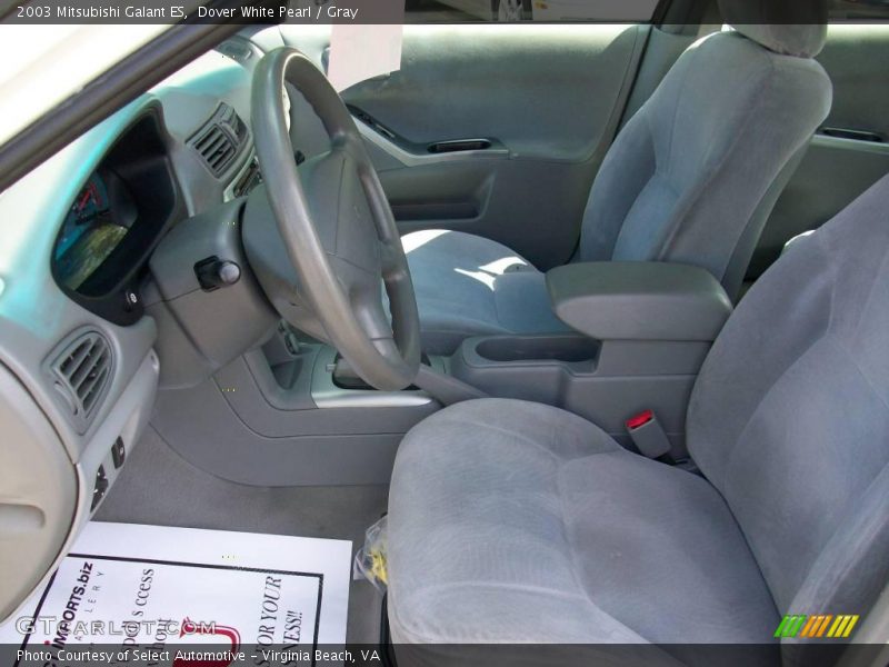 Dover White Pearl / Gray 2003 Mitsubishi Galant ES