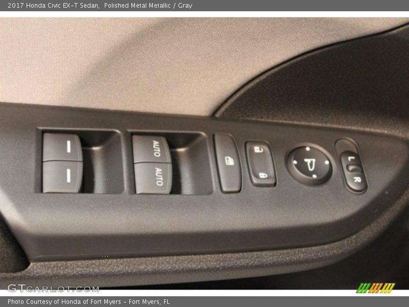 Polished Metal Metallic / Gray 2017 Honda Civic EX-T Sedan