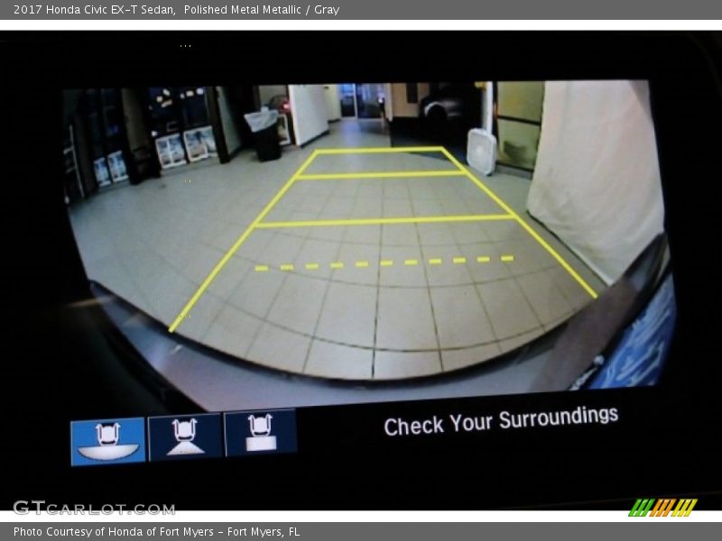 Polished Metal Metallic / Gray 2017 Honda Civic EX-T Sedan