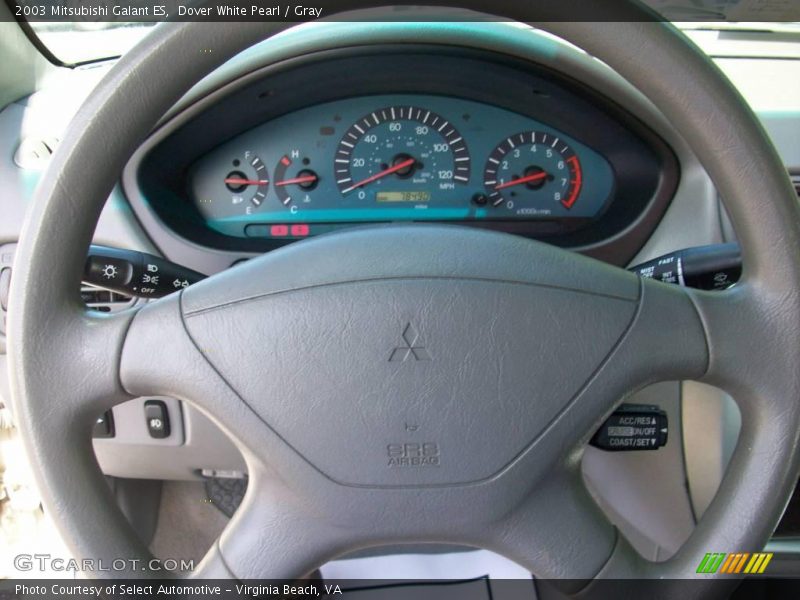 Dover White Pearl / Gray 2003 Mitsubishi Galant ES