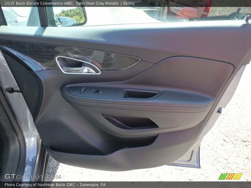 Satin Steel Gray Metallic / Ebony 2015 Buick Encore Convenience AWD