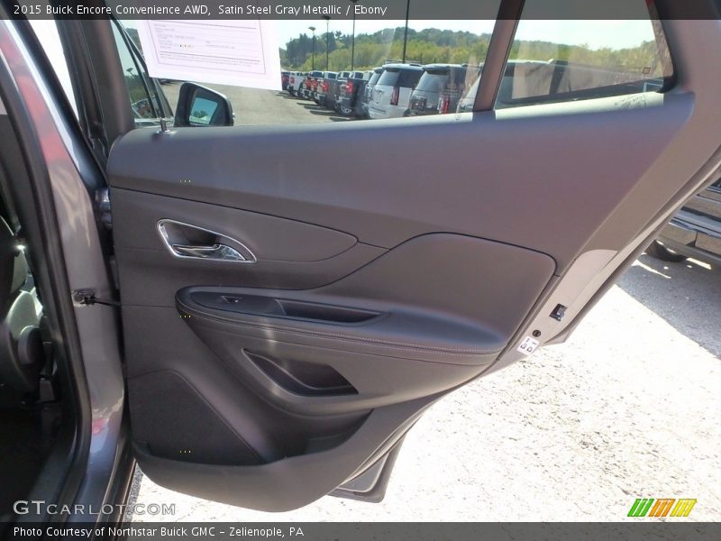 Satin Steel Gray Metallic / Ebony 2015 Buick Encore Convenience AWD