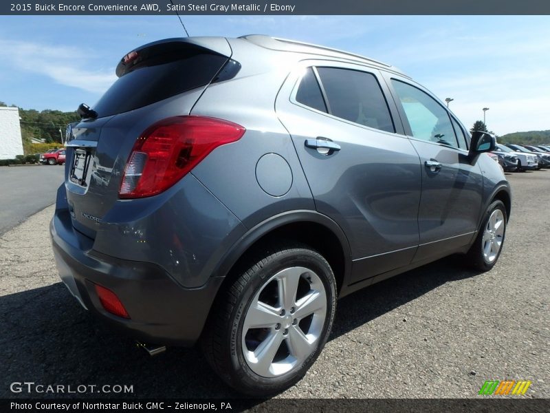 Satin Steel Gray Metallic / Ebony 2015 Buick Encore Convenience AWD