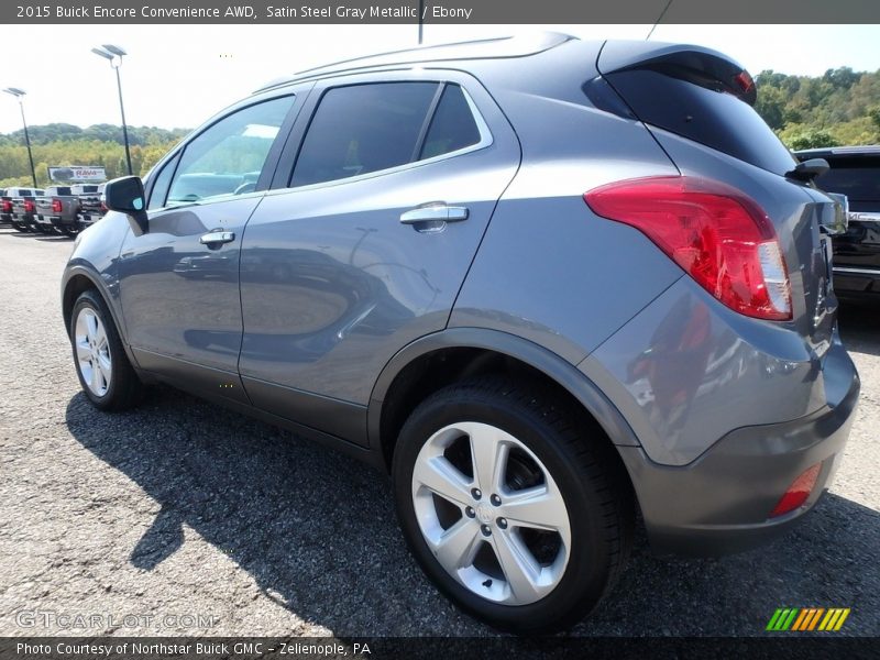 Satin Steel Gray Metallic / Ebony 2015 Buick Encore Convenience AWD