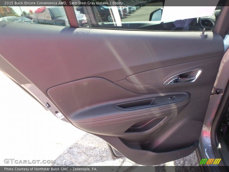 Satin Steel Gray Metallic / Ebony 2015 Buick Encore Convenience AWD