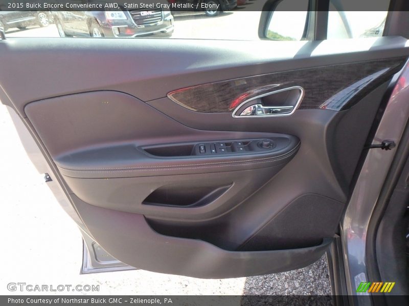 Satin Steel Gray Metallic / Ebony 2015 Buick Encore Convenience AWD