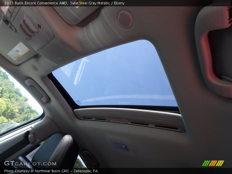 Satin Steel Gray Metallic / Ebony 2015 Buick Encore Convenience AWD