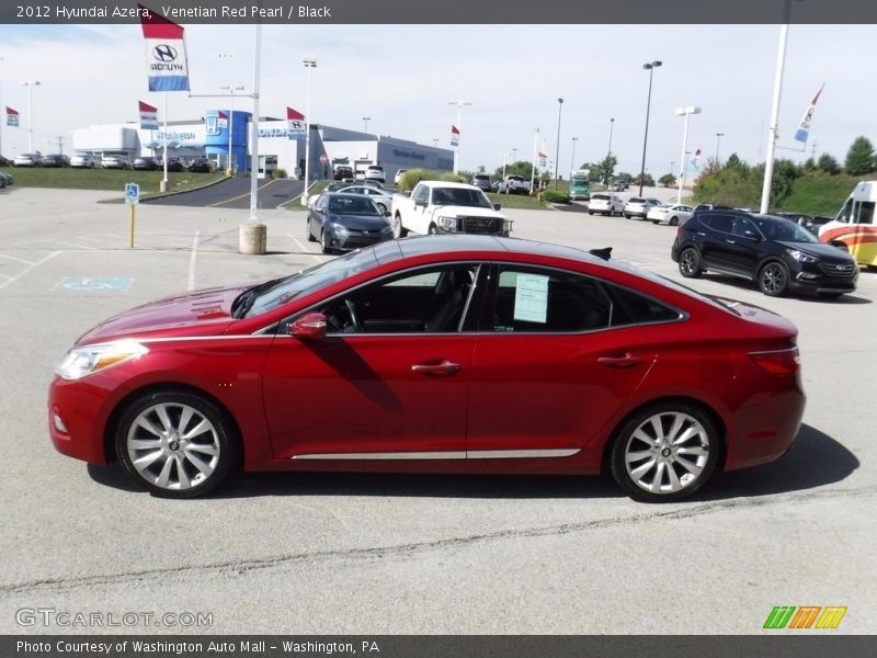 Venetian Red Pearl / Black 2012 Hyundai Azera