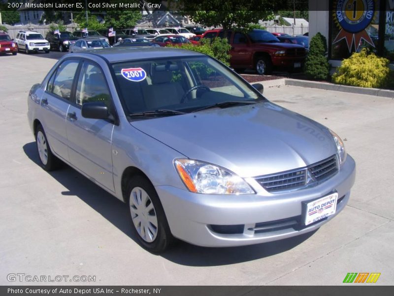 Cool Silver Metallic / Gray 2007 Mitsubishi Lancer ES