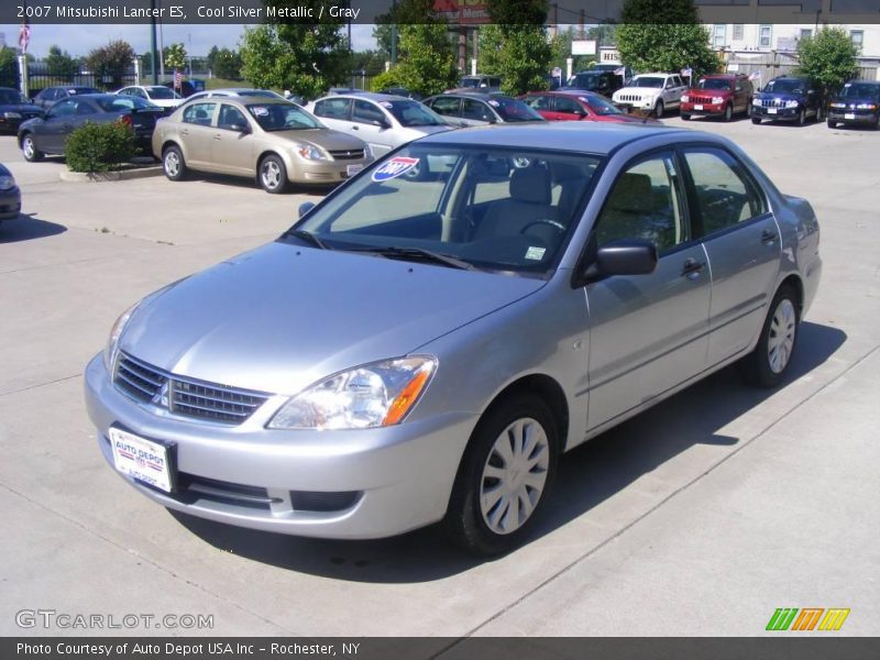 Cool Silver Metallic / Gray 2007 Mitsubishi Lancer ES