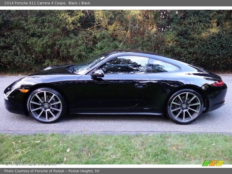 Black / Black 2014 Porsche 911 Carrera 4 Coupe