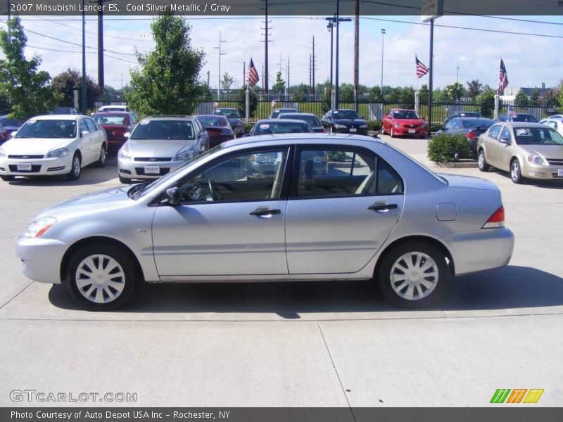 Cool Silver Metallic / Gray 2007 Mitsubishi Lancer ES