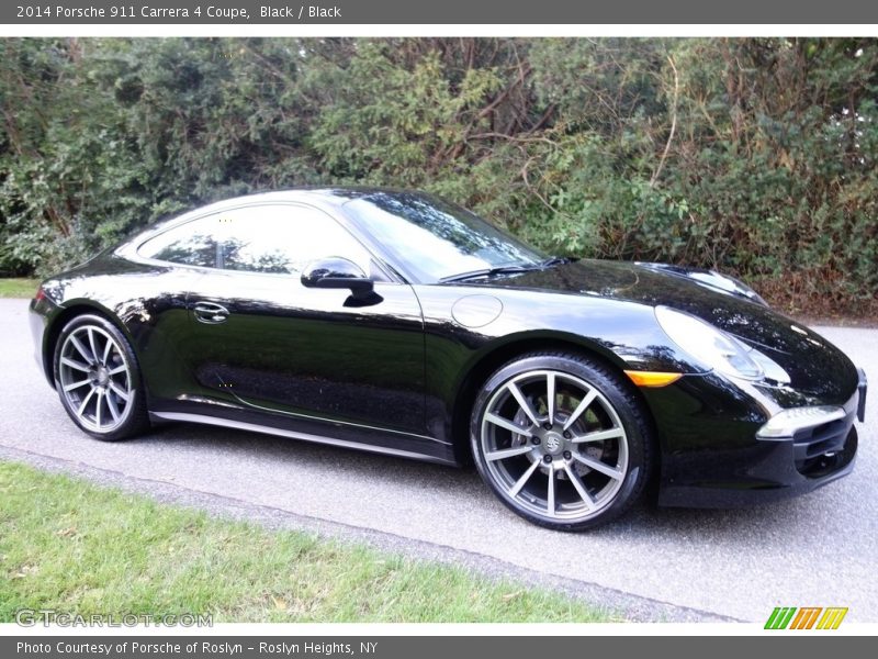 Black / Black 2014 Porsche 911 Carrera 4 Coupe