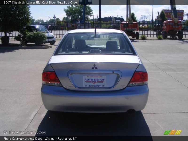 Cool Silver Metallic / Gray 2007 Mitsubishi Lancer ES