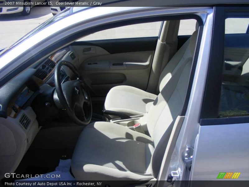 Cool Silver Metallic / Gray 2007 Mitsubishi Lancer ES