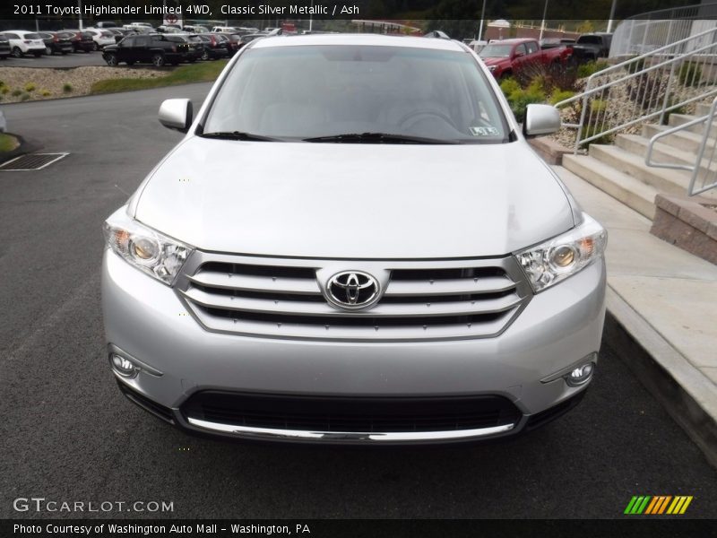 Classic Silver Metallic / Ash 2011 Toyota Highlander Limited 4WD