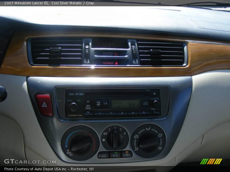 Cool Silver Metallic / Gray 2007 Mitsubishi Lancer ES
