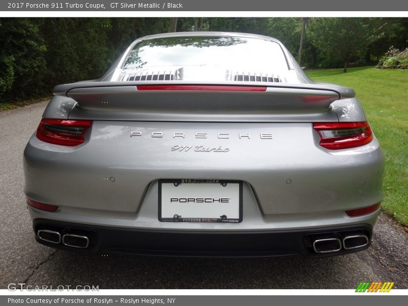 GT Silver Metallic / Black 2017 Porsche 911 Turbo Coupe