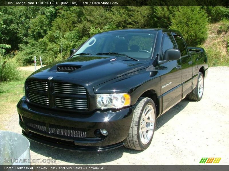 Black / Dark Slate Gray 2005 Dodge Ram 1500 SRT-10 Quad Cab