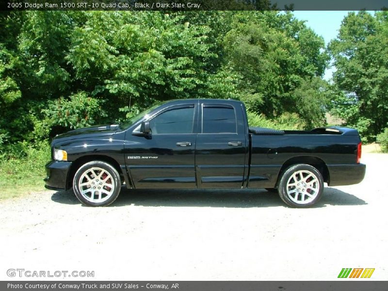 Black / Dark Slate Gray 2005 Dodge Ram 1500 SRT-10 Quad Cab