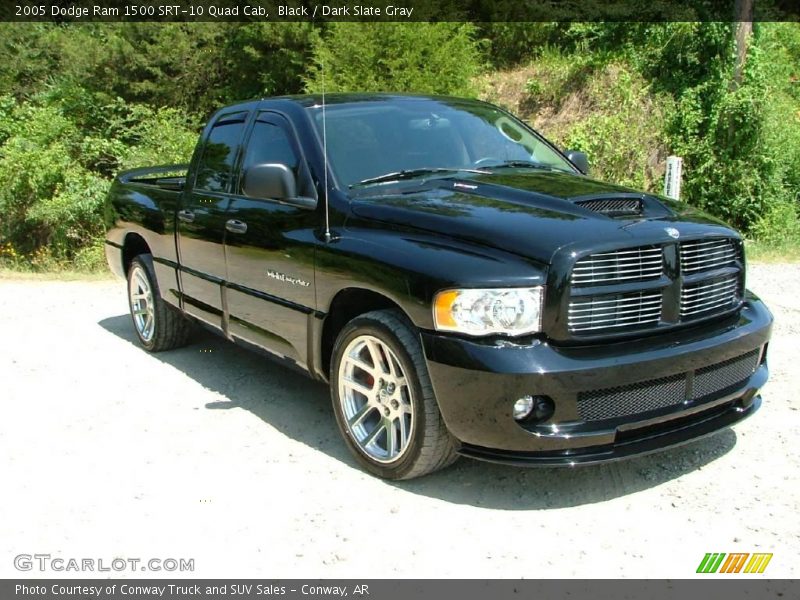 Black / Dark Slate Gray 2005 Dodge Ram 1500 SRT-10 Quad Cab