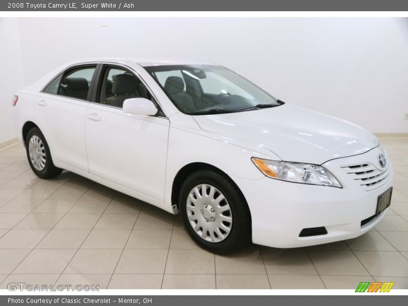 Super White / Ash 2008 Toyota Camry LE