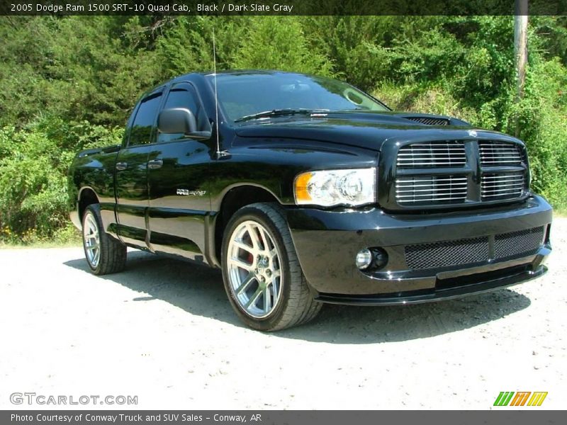 Black / Dark Slate Gray 2005 Dodge Ram 1500 SRT-10 Quad Cab