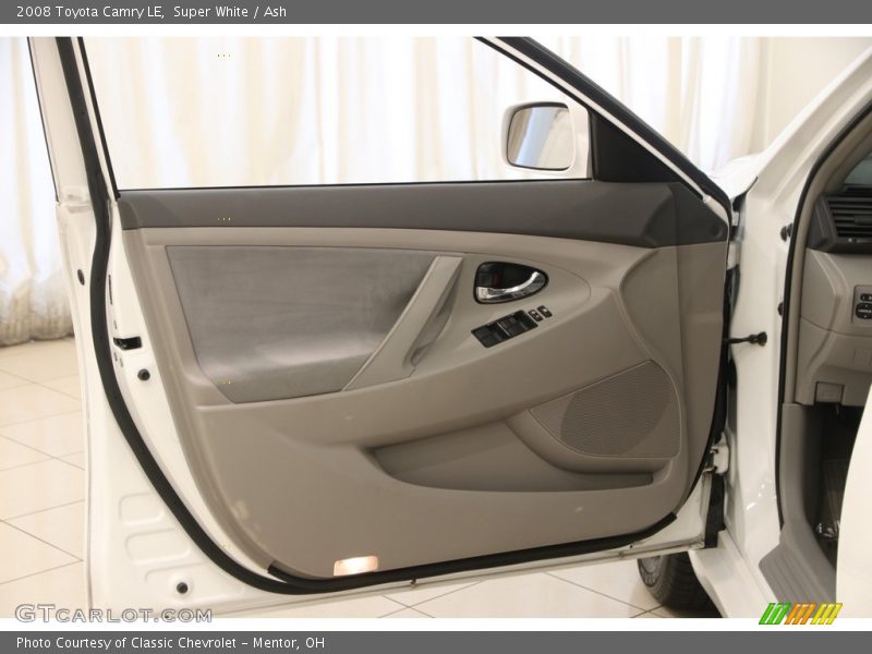 Super White / Ash 2008 Toyota Camry LE