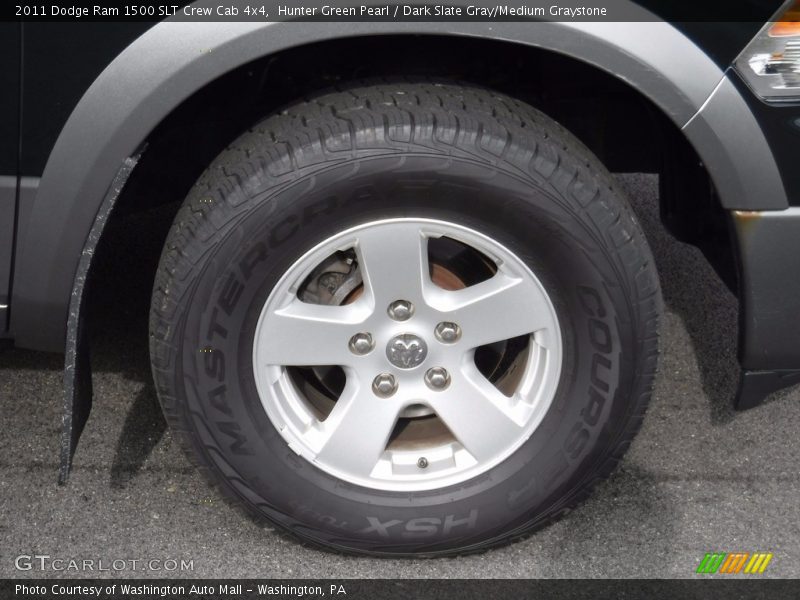 Hunter Green Pearl / Dark Slate Gray/Medium Graystone 2011 Dodge Ram 1500 SLT Crew Cab 4x4