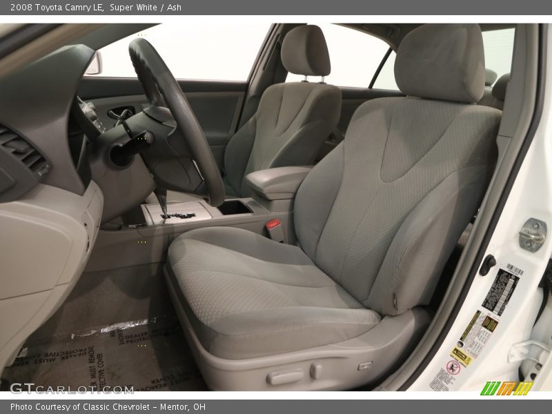 Super White / Ash 2008 Toyota Camry LE